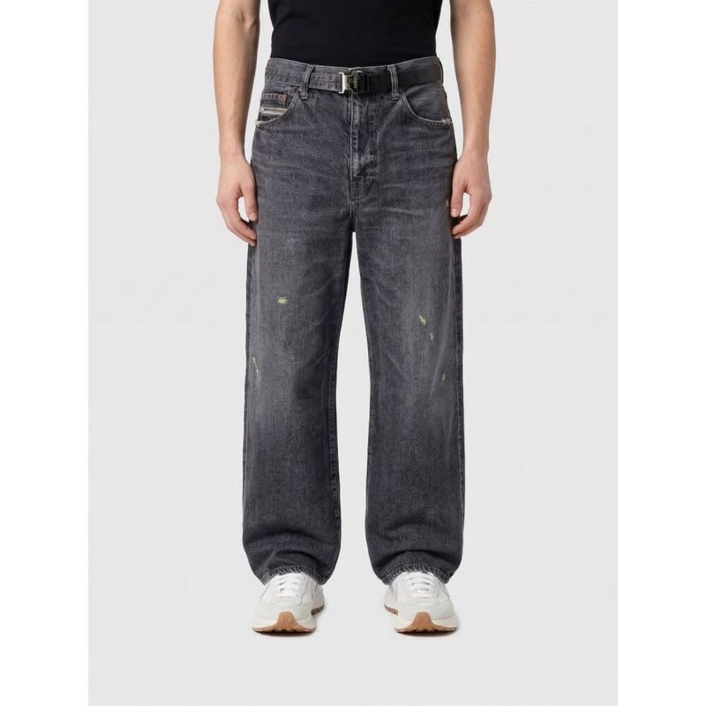 Sacai Men Wide Leg Denim Jeans Sacai